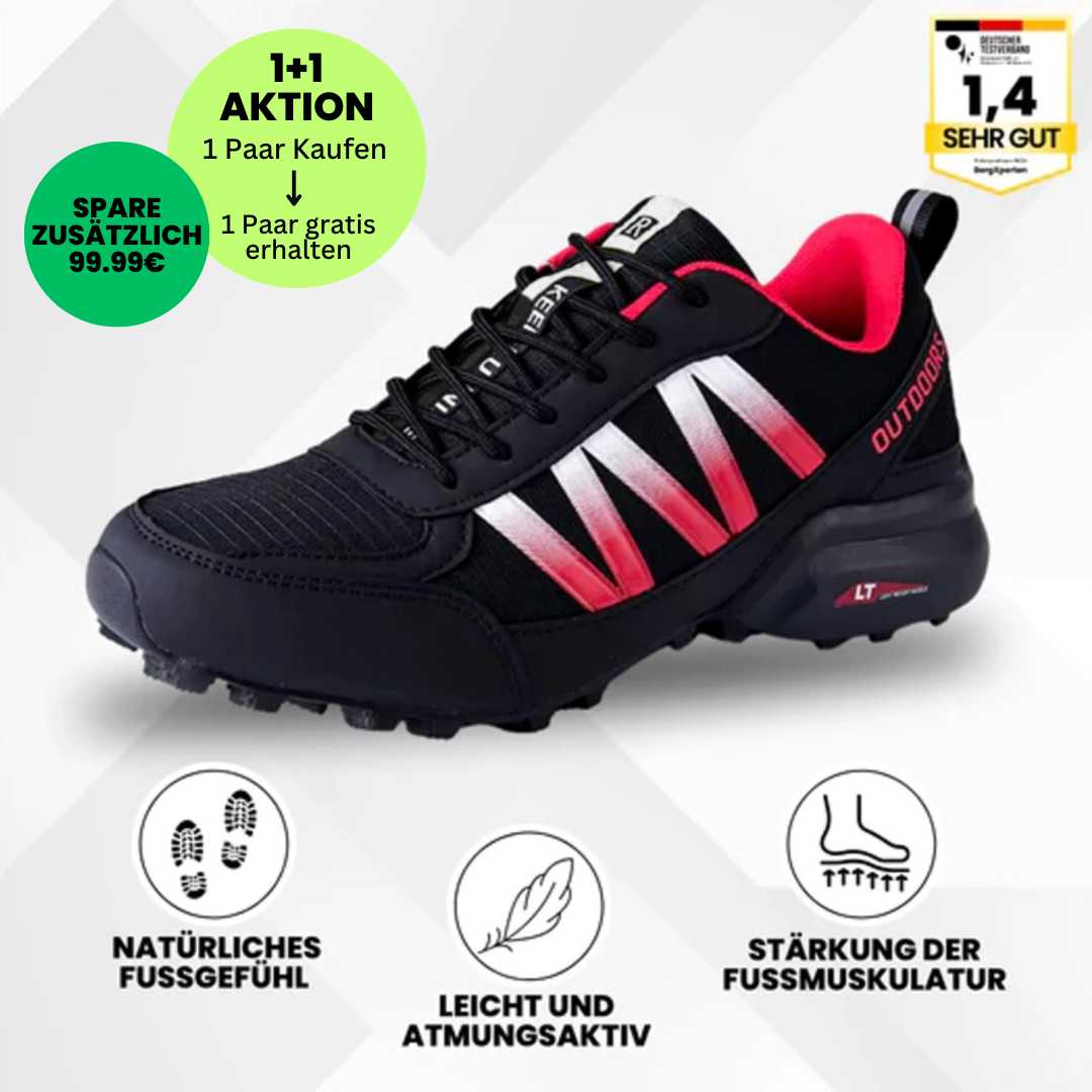 OrthoTrekking Soft - extrem bequeme & schmerzlindernde Trekking u.- Wanderschuhe - UltraSoft - Sonderaktion 1+1 Gratis