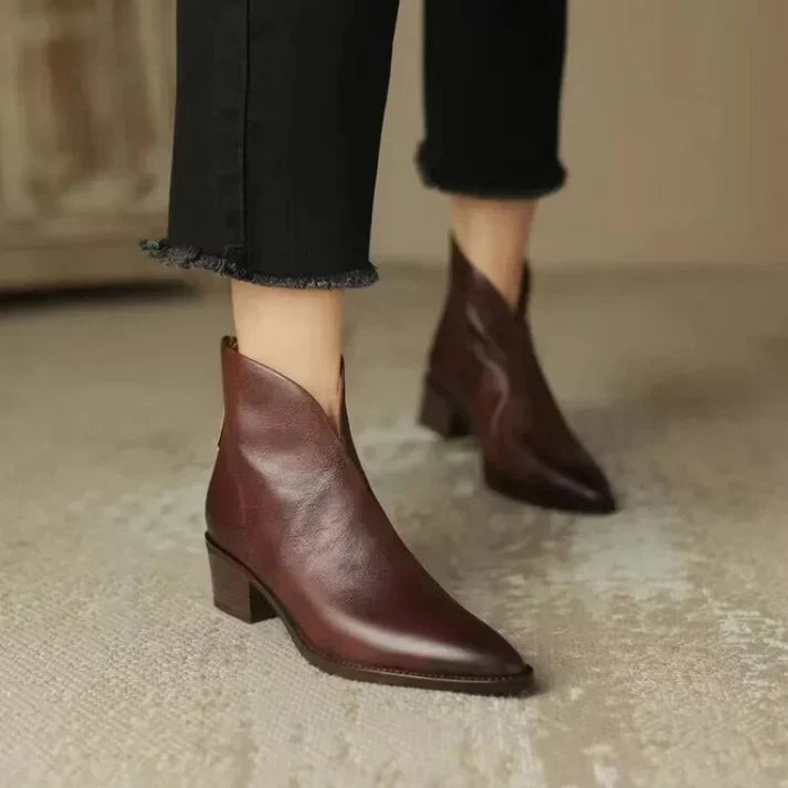 Zwergini-Mode | Damen Spitzschuhe ankle boots