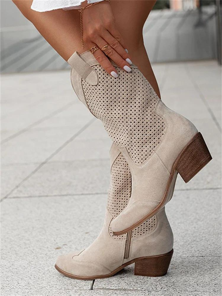 Zwergini-Mode | Atmungsaktive Cowboy-Stiefel für Damen Komfortabel & Trendy