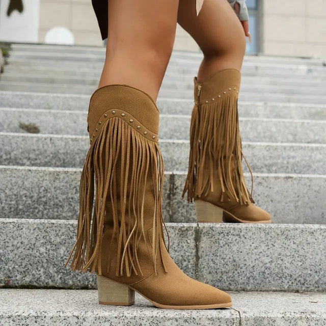 Zwergini-Mode | Elegante Cowboy-Stiefel für Damen