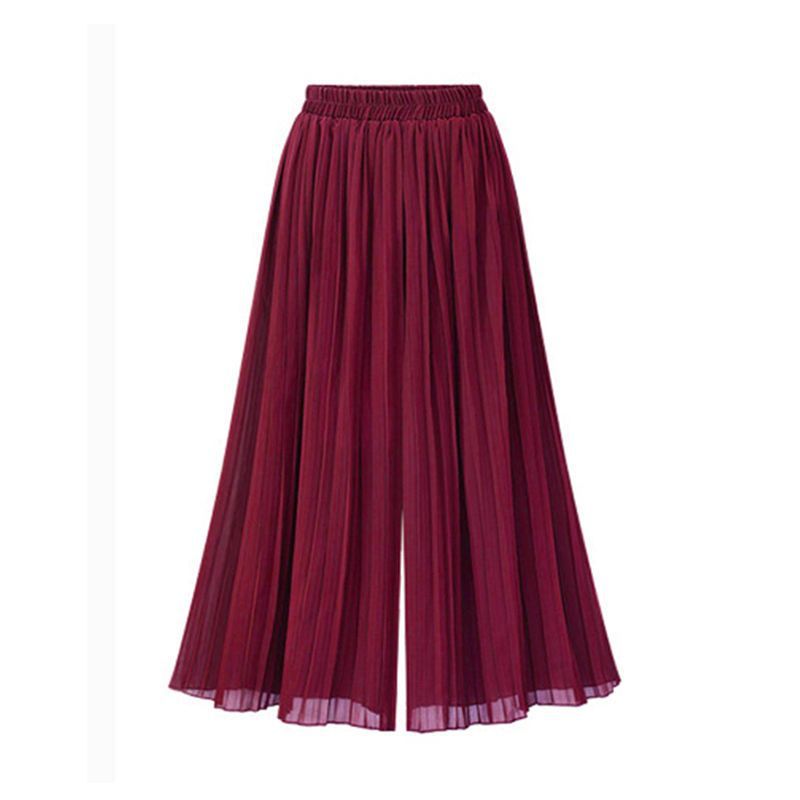 Zwergini-Mode - Damenhose mit weitem Bein und Mesh-Detail