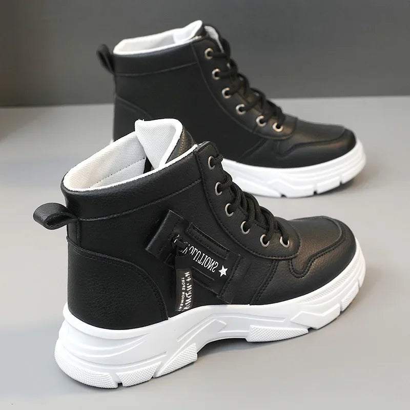 Nordessa – Damen Winterstiefel wasserdicht mit warmem Futter und Plattform