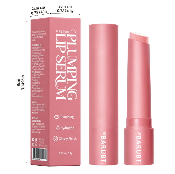 Plumping Lippenserum, feuchtigkeitsspendend, zartes Rosa