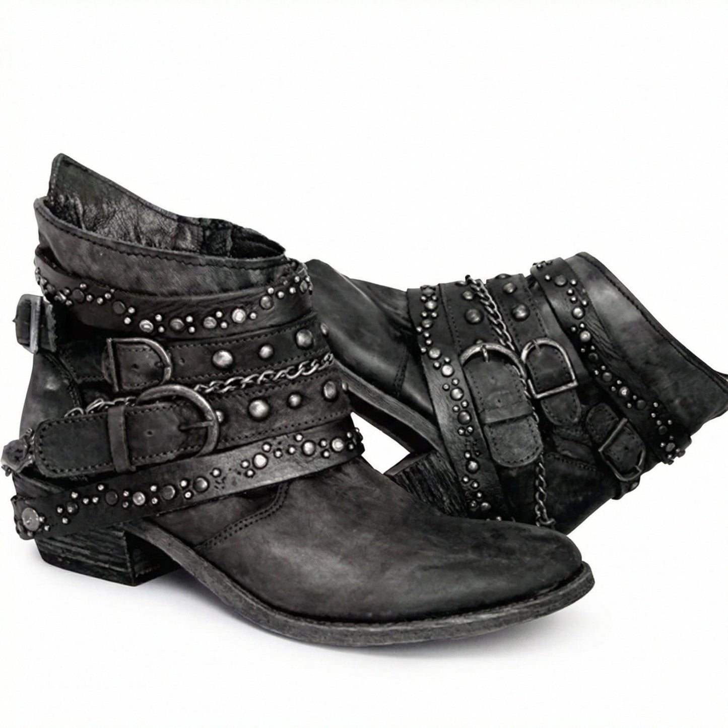 R&BMode | Vintage-Kettenstiefel