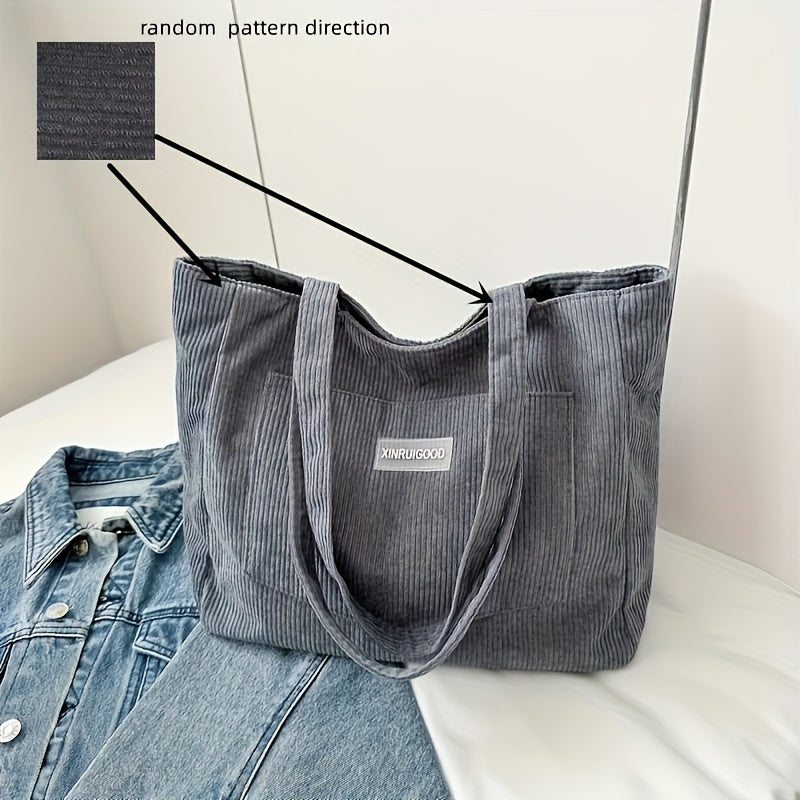 Elegante Damen Cordstoff Tasche | Zwergini-Mode