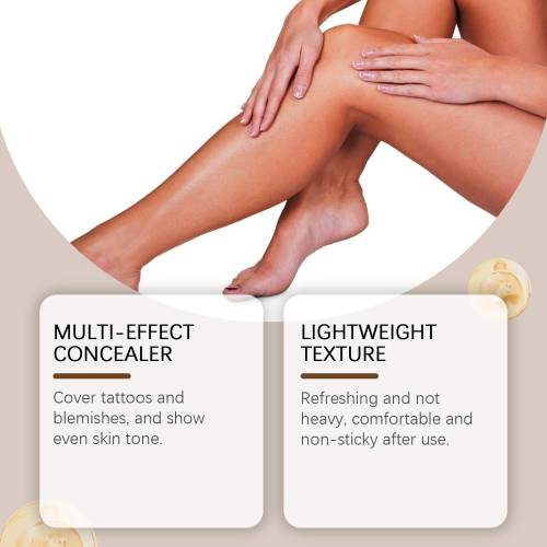 Body Foundation für Tattoos und Makel, Farbton Tan
