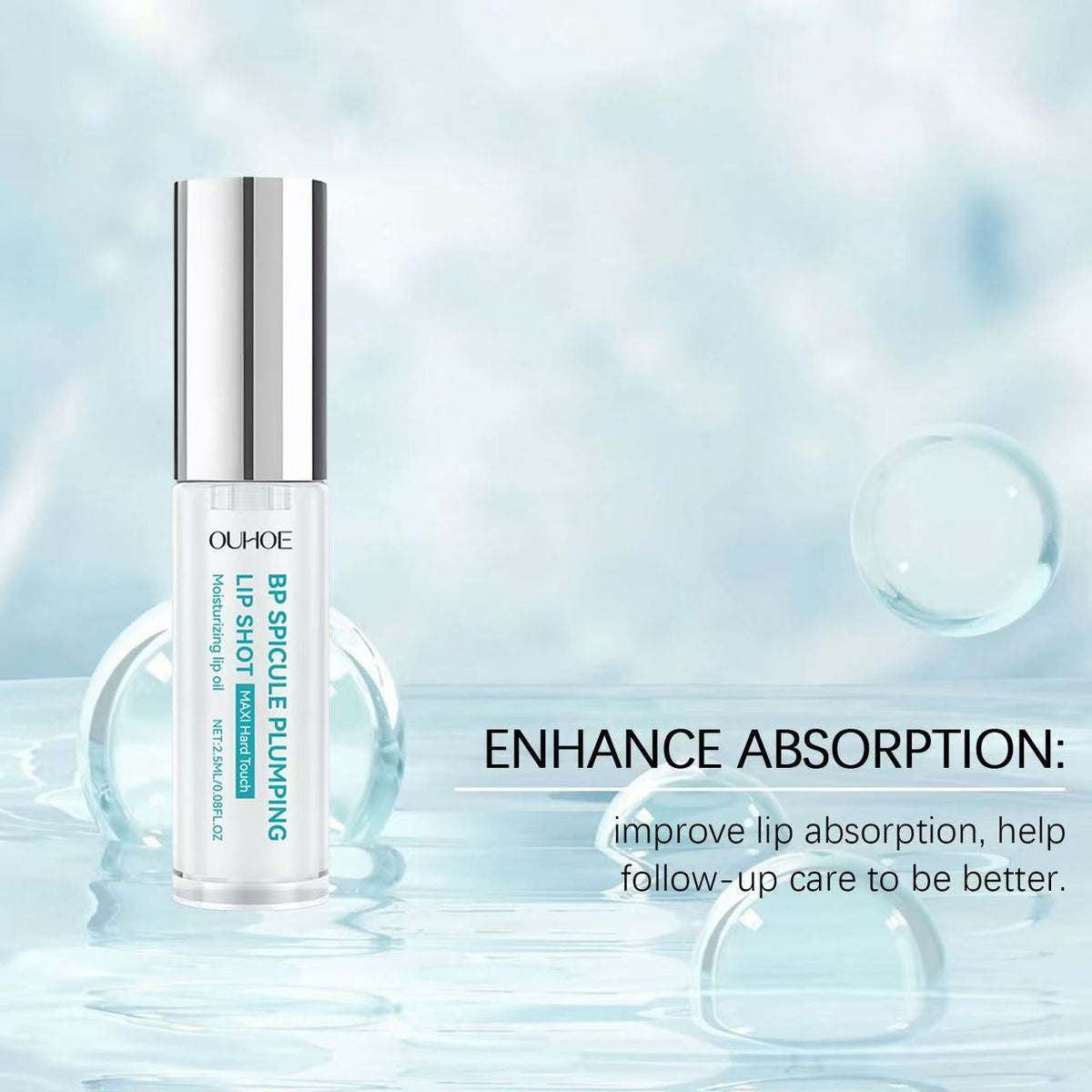 Klares Lippenöl, Glass-Lip-Gloss