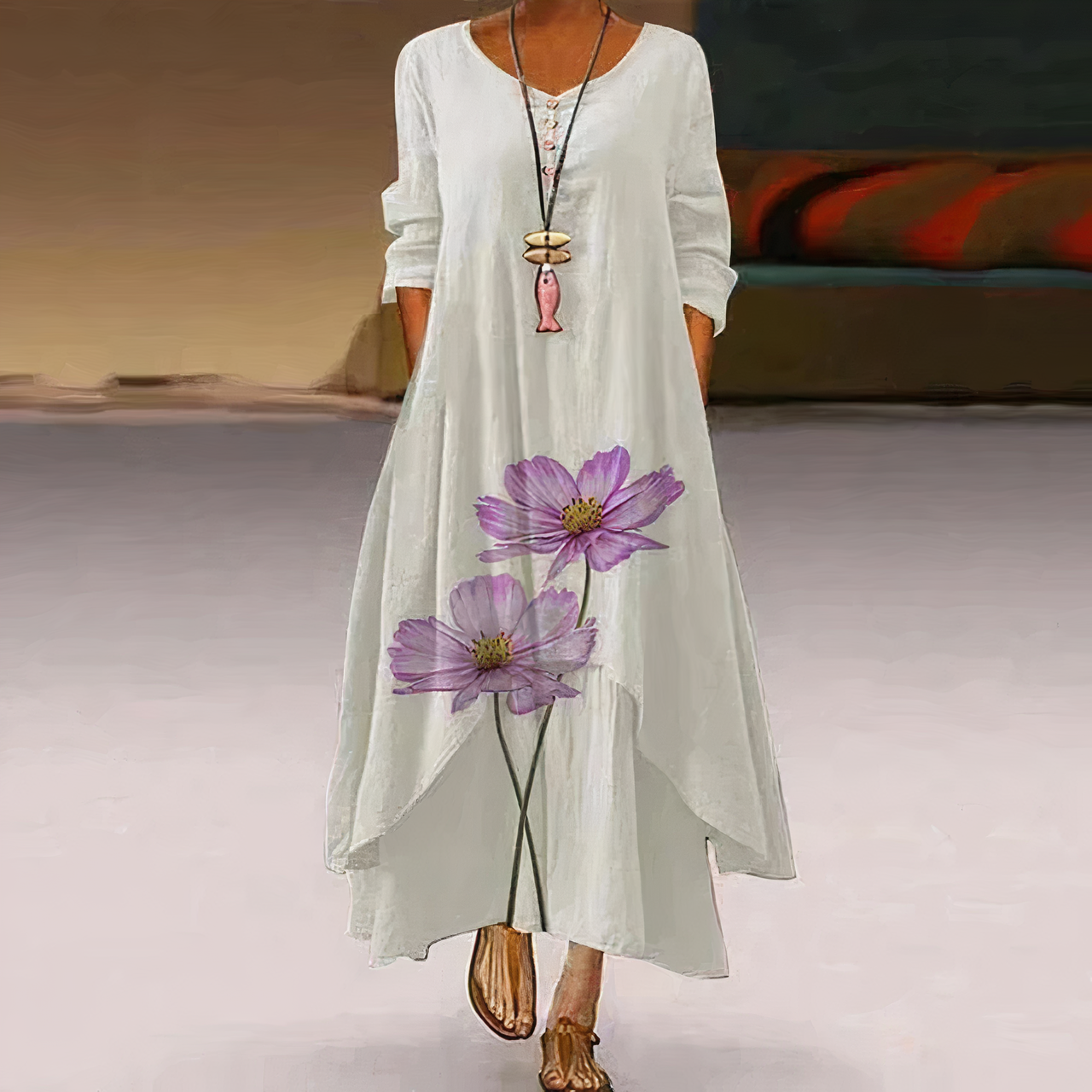 Zwergini-Mode | Elegantes Baumwollkleid Leicht und Stilvoll für Jeden Anlass