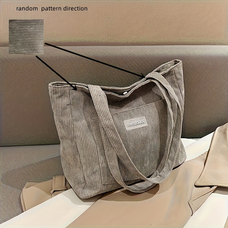 Elegante Damen Cordstoff Tasche | Zwergini-Mode