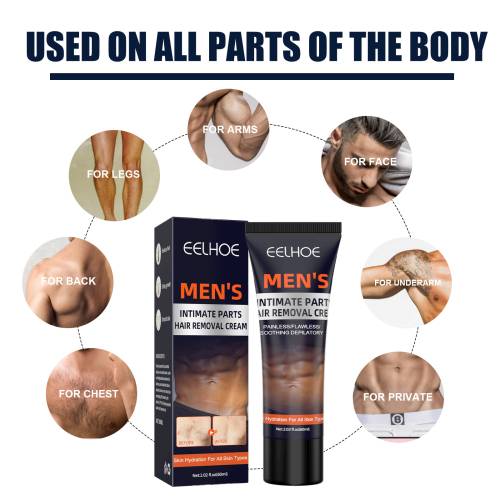 Ganzkörper-Enthaarungscreme für Männer, 60 ml