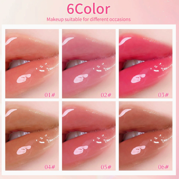 Plumping Lipgloss mit kühlender Metallspitze, Spiegelglanz