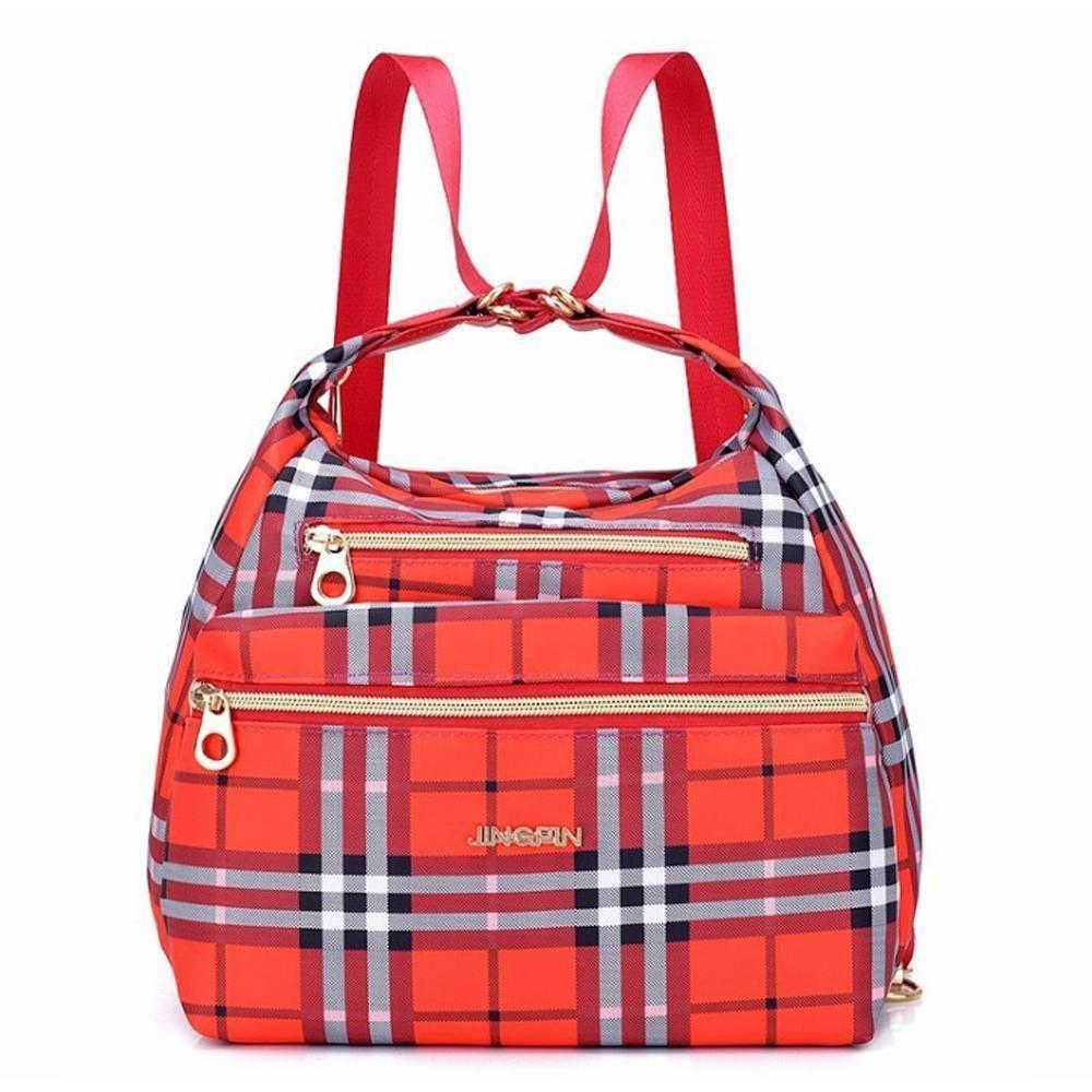 kaufsy | Tasche mit doppeltem Reißverschluss, Handtasche und Schultertasche