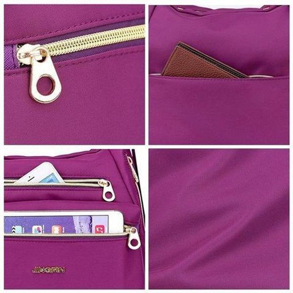 kaufsy | Tasche mit doppeltem Reißverschluss, Handtasche und Schultertasche