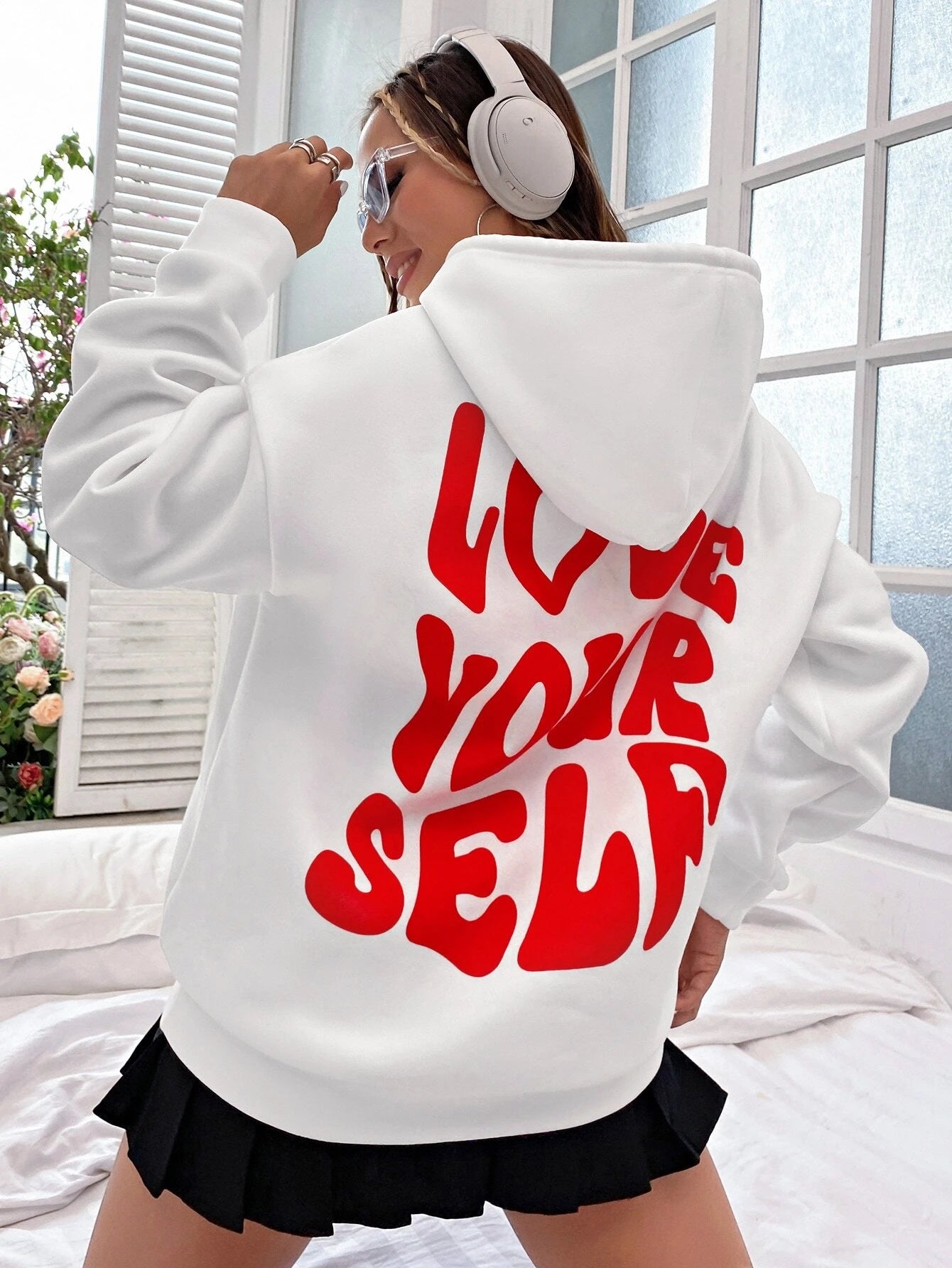 Zwergini-Mode - Streetwear Winter Statement Hoodie für Frauen