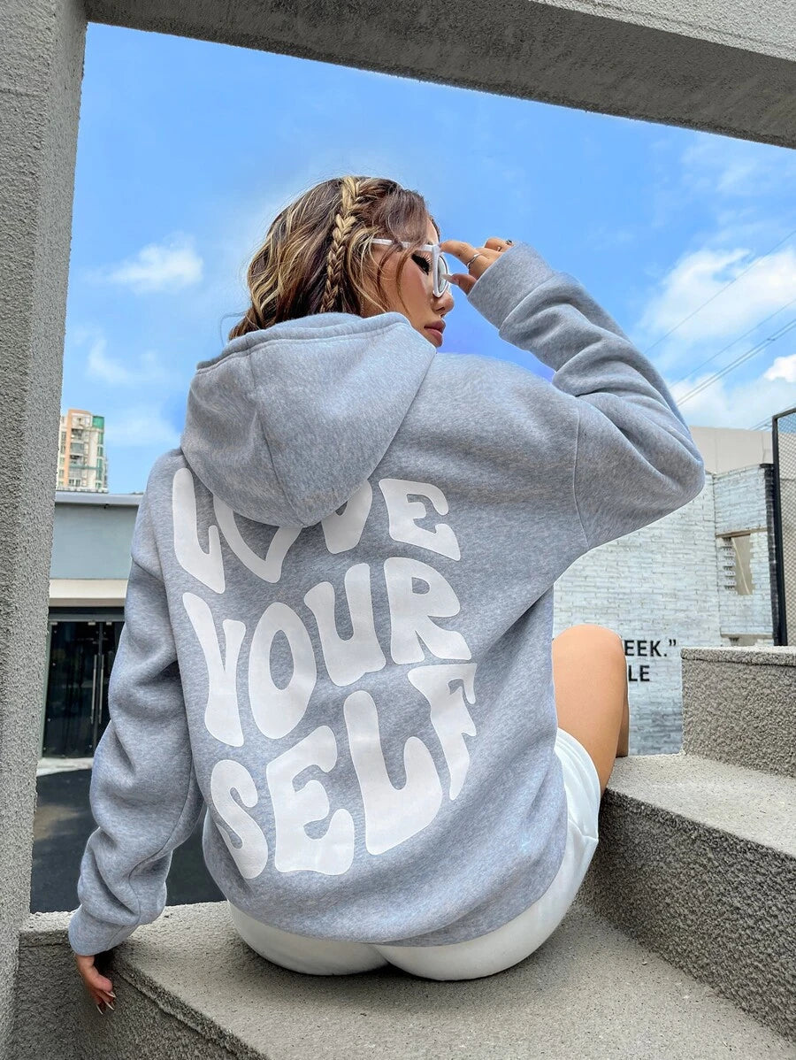 Zwergini-Mode - Streetwear Winter Statement Hoodie für Frauen