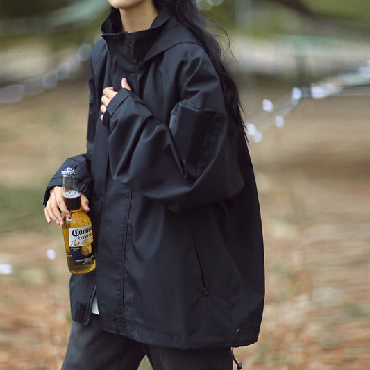 Zwergini-Mode | Übergroße Jacke Mit Reißverschluss