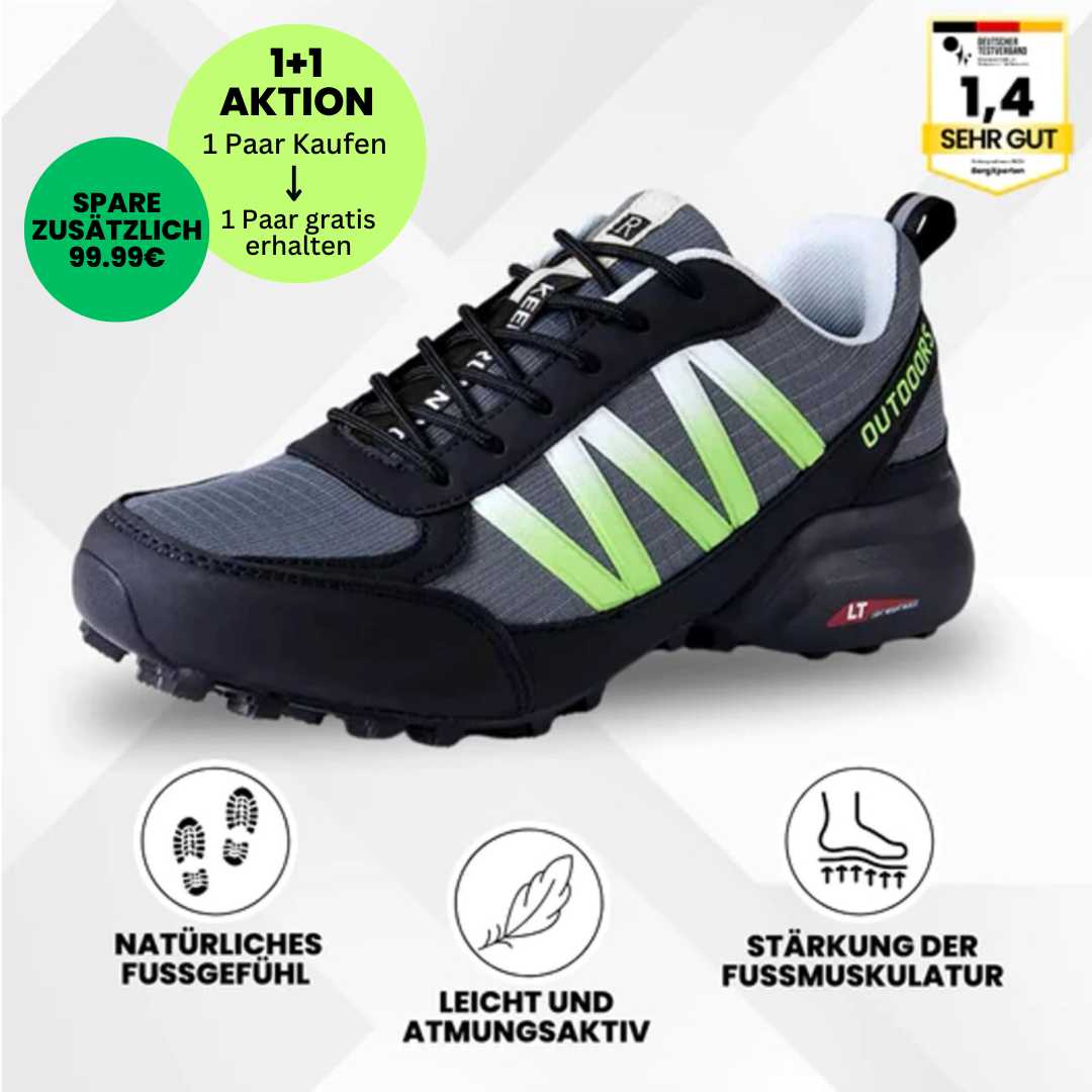 OrthoTrekking Soft - extrem bequeme & schmerzlindernde Trekking u.- Wanderschuhe - UltraSoft - Sonderaktion 1+1 Gratis