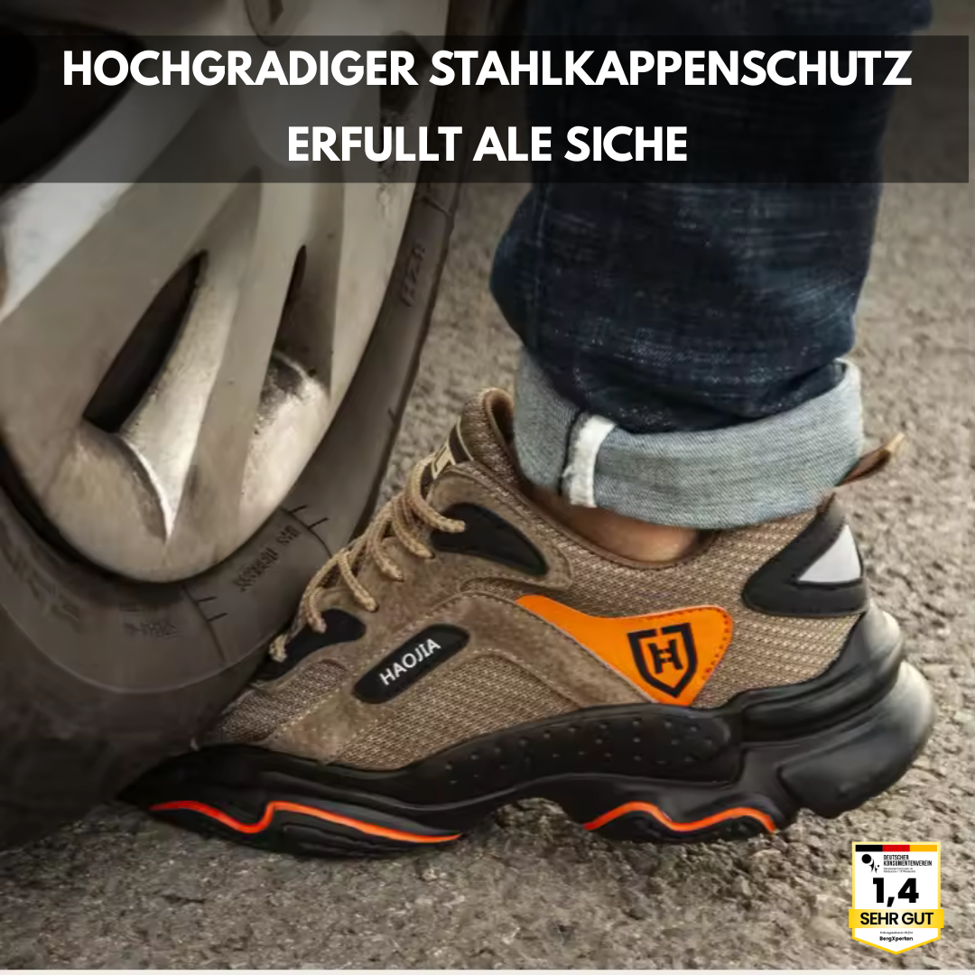 SafeSneak Comfort+ ergonomischer und schmerzlindernder Sicherheitsschuh - Zertifiziert nach EN ISO 20345