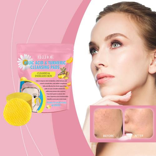 Kurkuma Kojisäure Reinigungspads mit Vitamin C