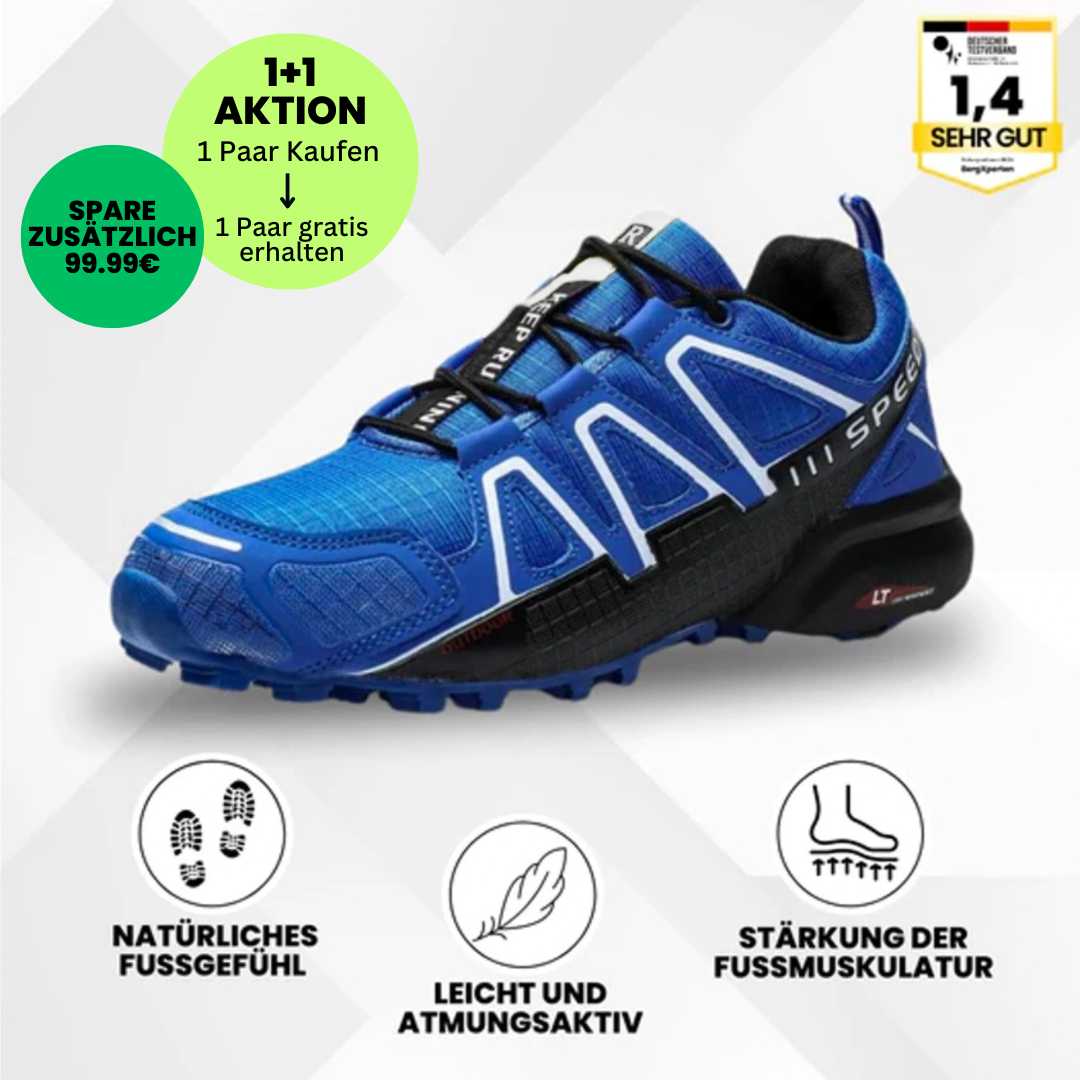 OrthoTrekking IV - ergonomische schmerzlindernde Trekking u.- Wanderschuhe (2025) - Sonderaktion 1+1 Gratis