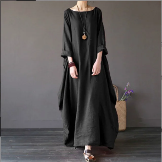 Zwergini-Mode | Damen Baumwollkleid – Komfort & Stil