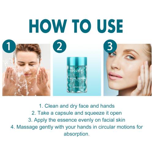 Vitamin B5 Serum-Kapseln mit Kollagen