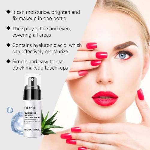 Schimmer-Fixierspray mit Aloe und Hyaluronsäure