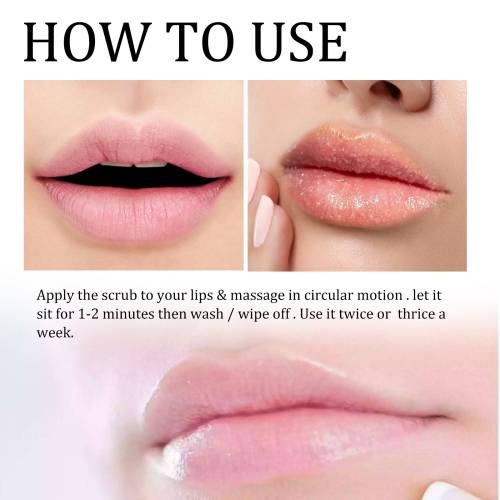 Lippenpeeling mit Hyaluronsäure und Ananas