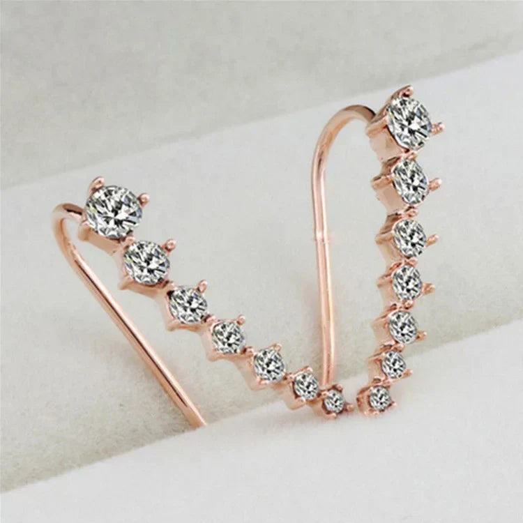 Seven-Star Diamond Stud Earrings