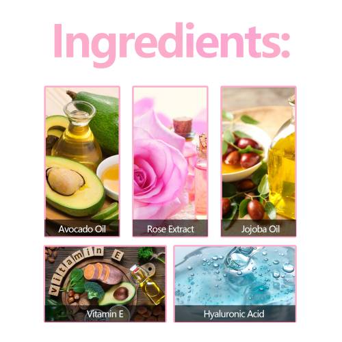 Lippenöl mit Farbwechsel, Avocado und Rose
