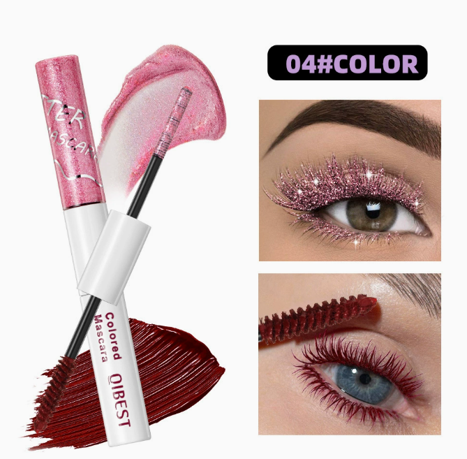 2-in-1 Mascara mit Farbschimmer und Matt-Finish, wasserfest