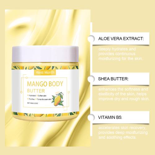 Körpercreme mit Aloe und Sheabutter für raue Haut