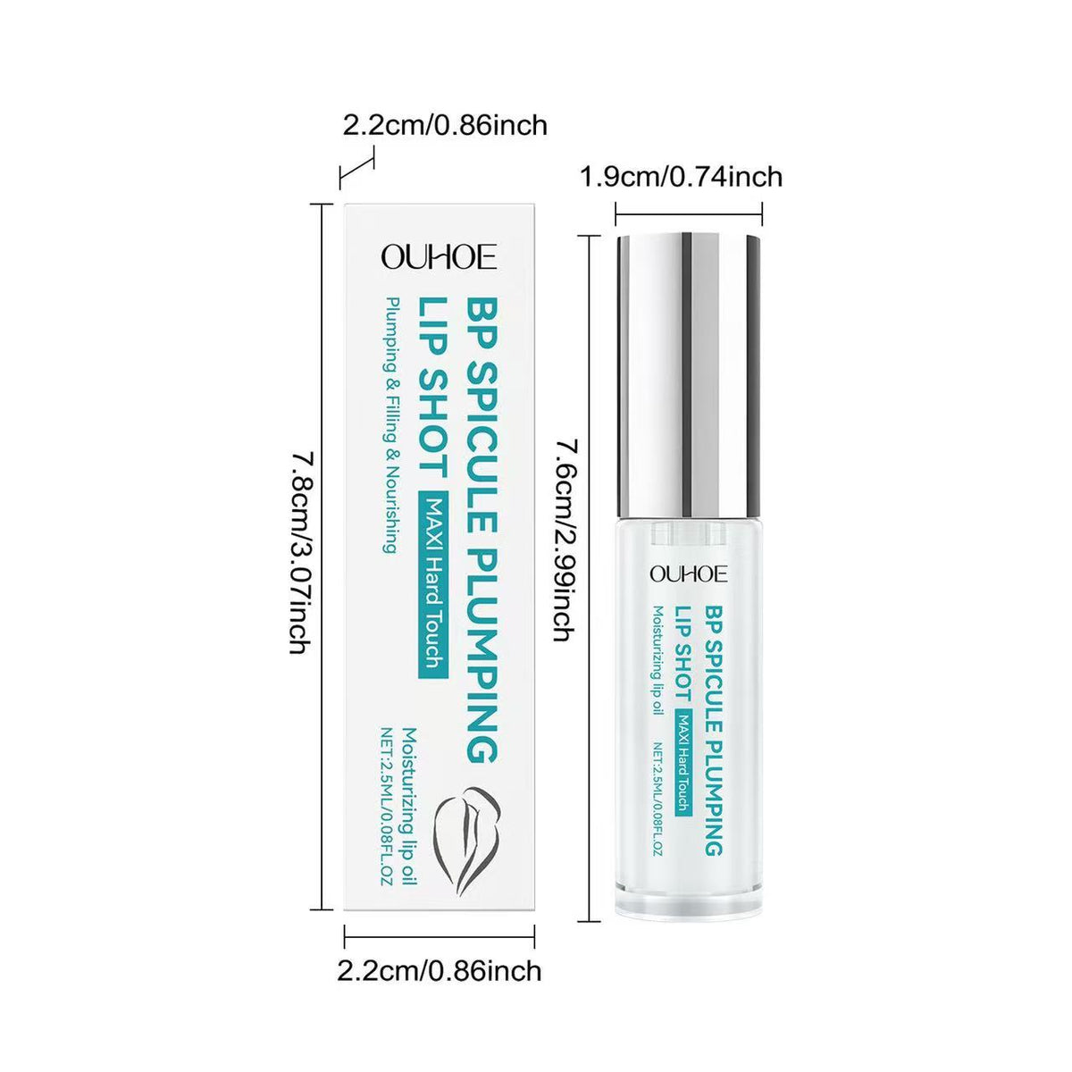 Klares Lippenöl, Glass-Lip-Gloss