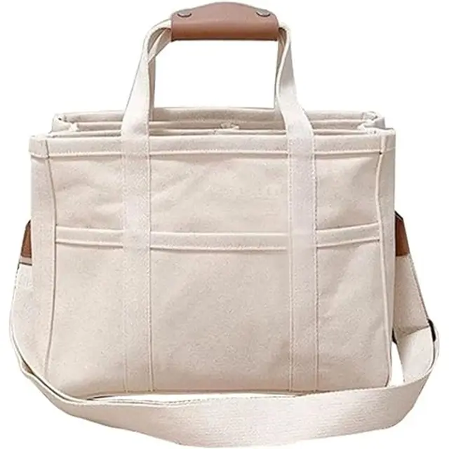 Zwergini-Mode - Canvas-Tasche mit Mehrfachfächern