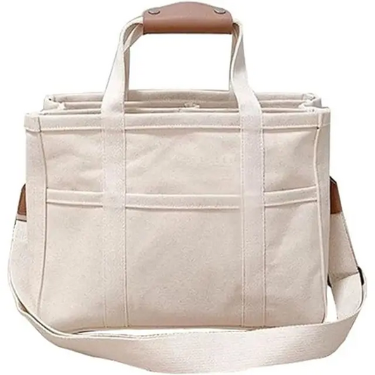 Zwergini-Mode - Canvas-Tasche mit Mehrfachfächern
