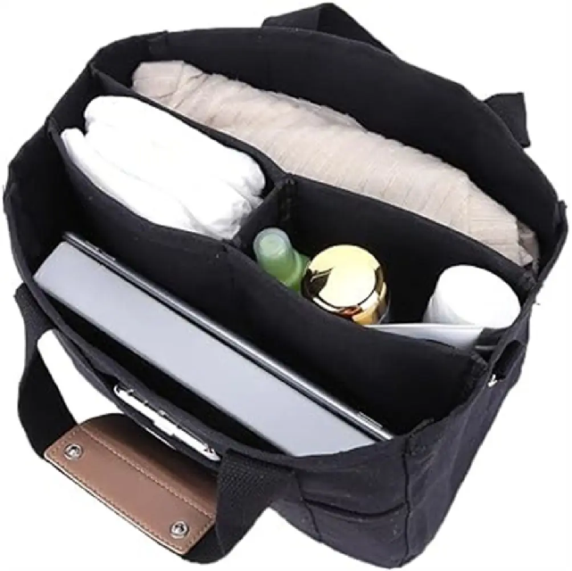 Zwergini-Mode - Canvas-Tasche mit Mehrfachfächern