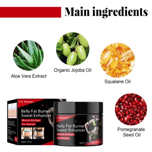 Wärmende Massagecreme für den Bauch mit Jojoba