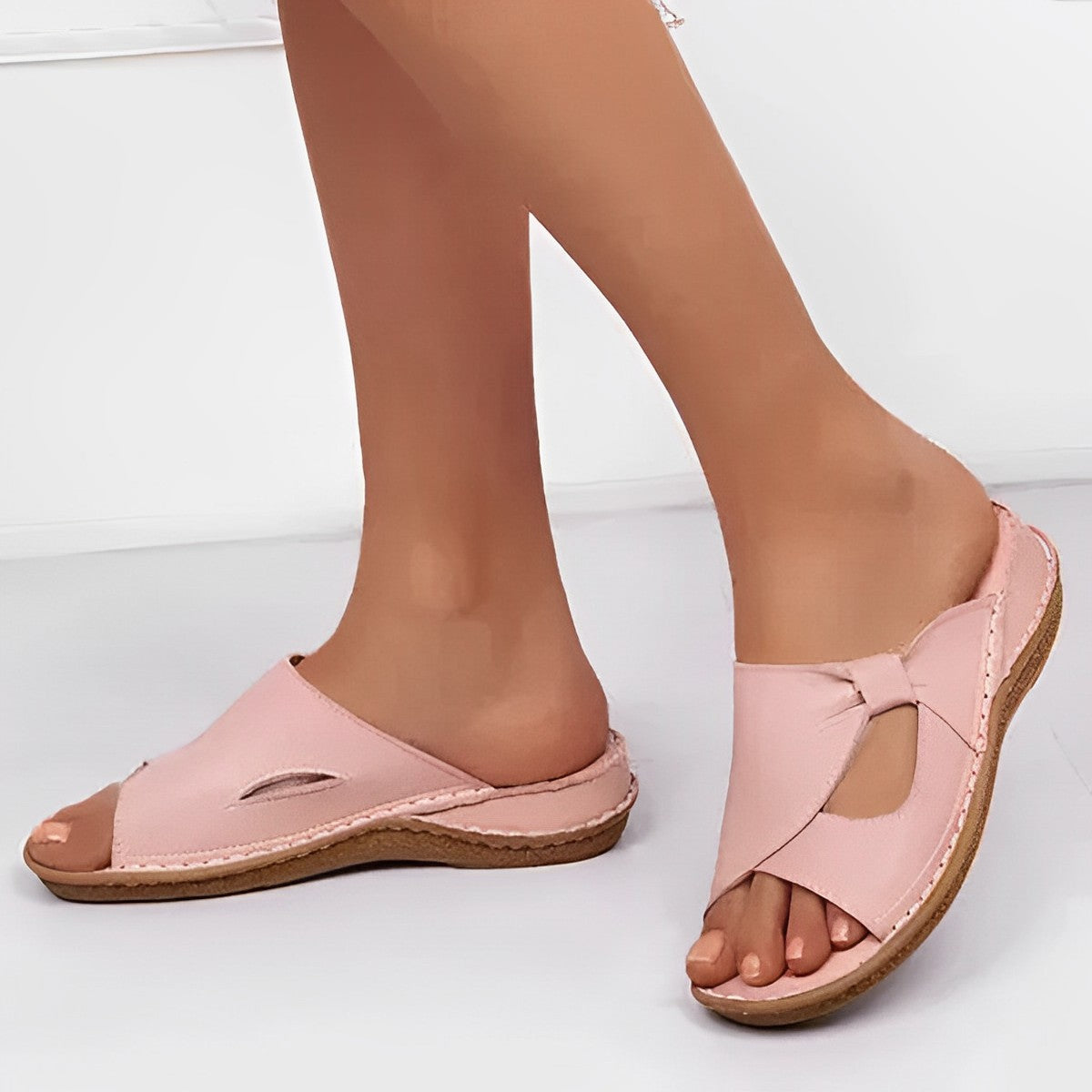 Zwergini-Mode | Orthopädische Vegane-Leder Sandalen