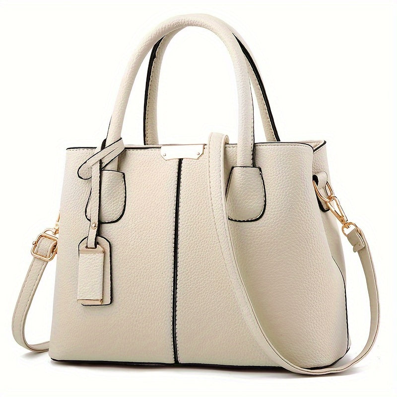 Zwergini-Mode – Schicke All Season Geräumige PU Handtasche für Frauen