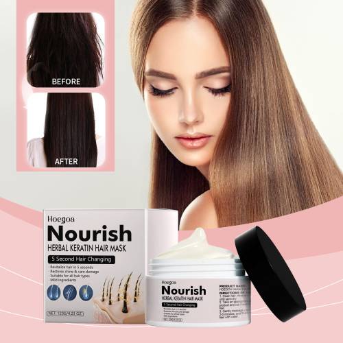 Keratin Haarmaske mit Lavendel