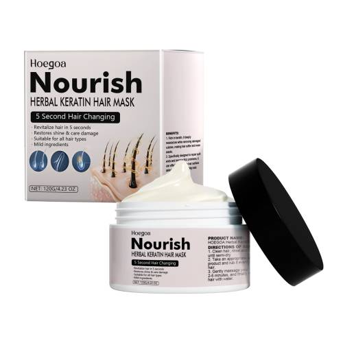 Keratin Haarmaske mit Lavendel