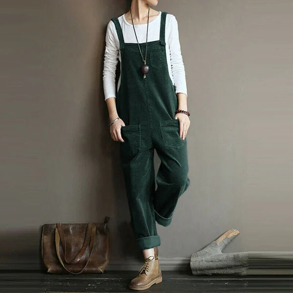 Zwergini-Mode - Lässiger Cord-Jumpsuit