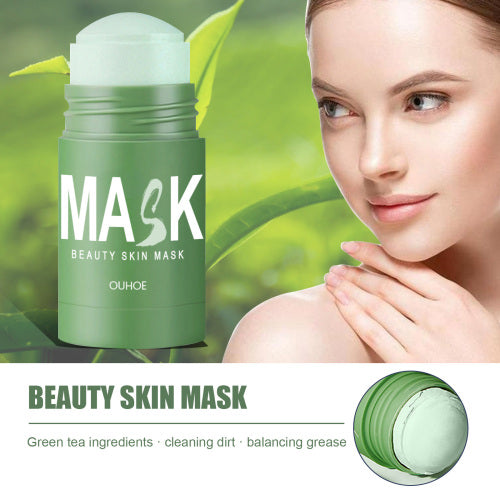 Grüntee Tonerde-Maskenstick für Poren und Mitesser