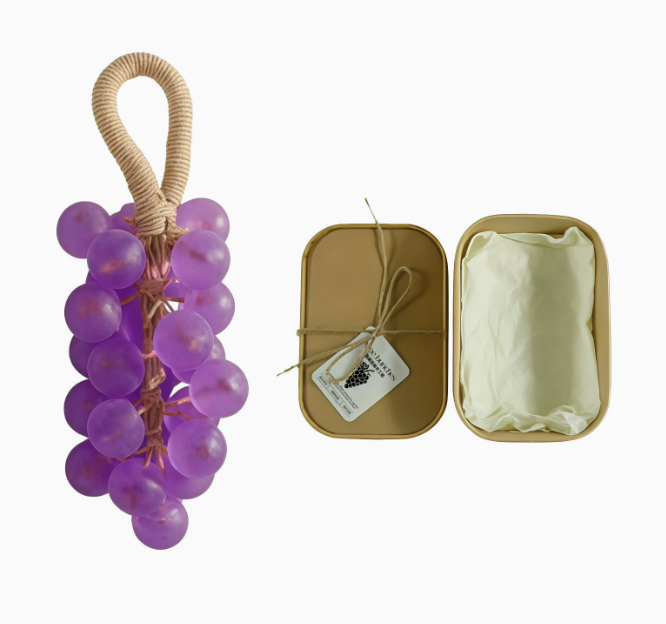 Seifen-Bastelset Edelstein-Trauben, transparente Handmade-Seife