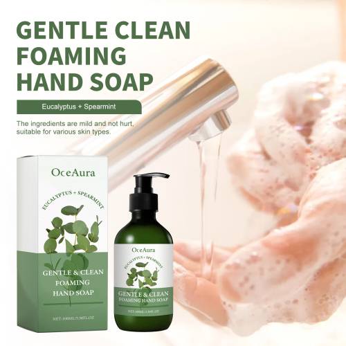 Milde Schaum-Handseife mit Eukalyptus und Grüner Minze