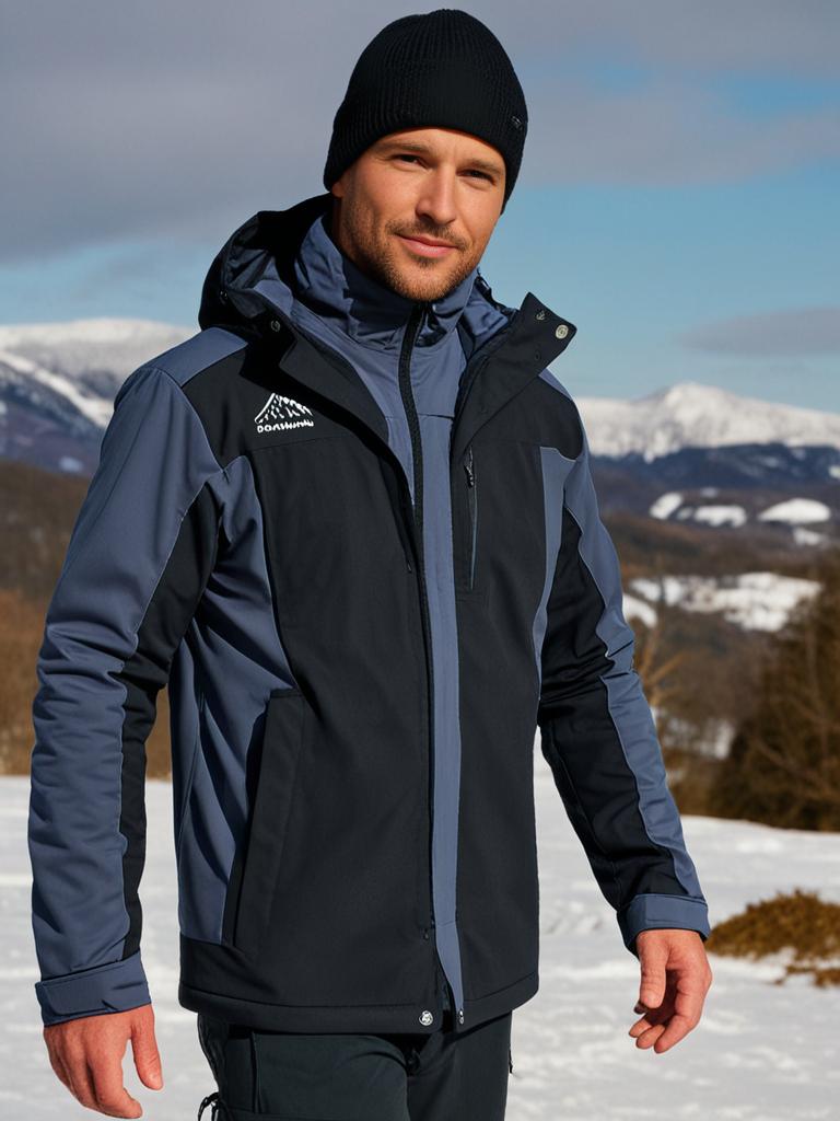 Hochwertige Herren-Outdoorjacke mit Kapuze