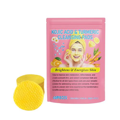 Kurkuma Kojisäure Reinigungspads mit Vitamin C
