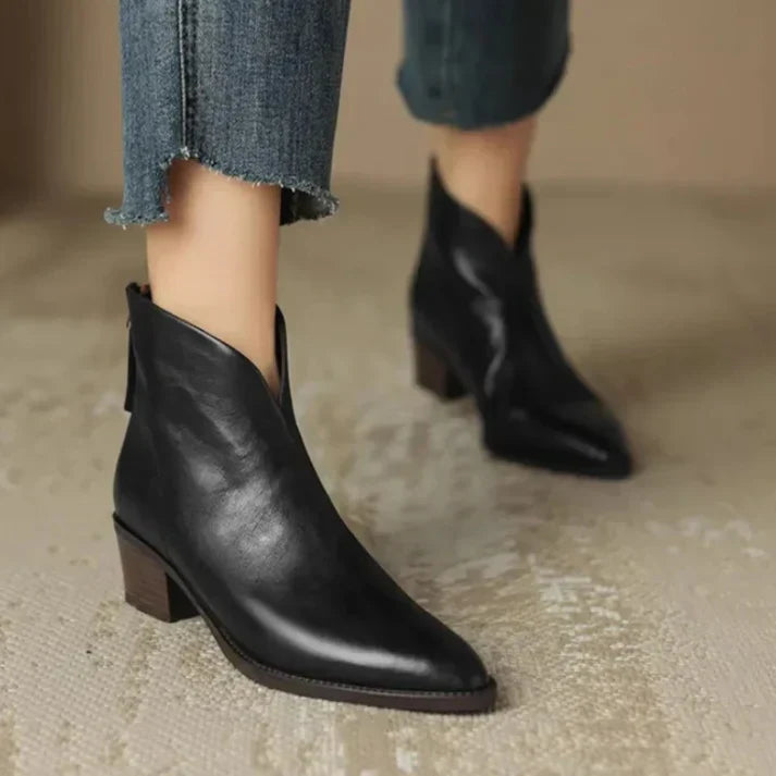 Zwergini-Mode | Damen Spitzschuhe ankle boots