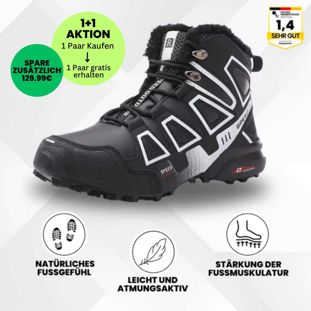 OrthoTrekking Pro - ergonomische schmerzlindernde Trekking u.-Wanderschuhe  - Sonderaktion 1+1 Gratis
