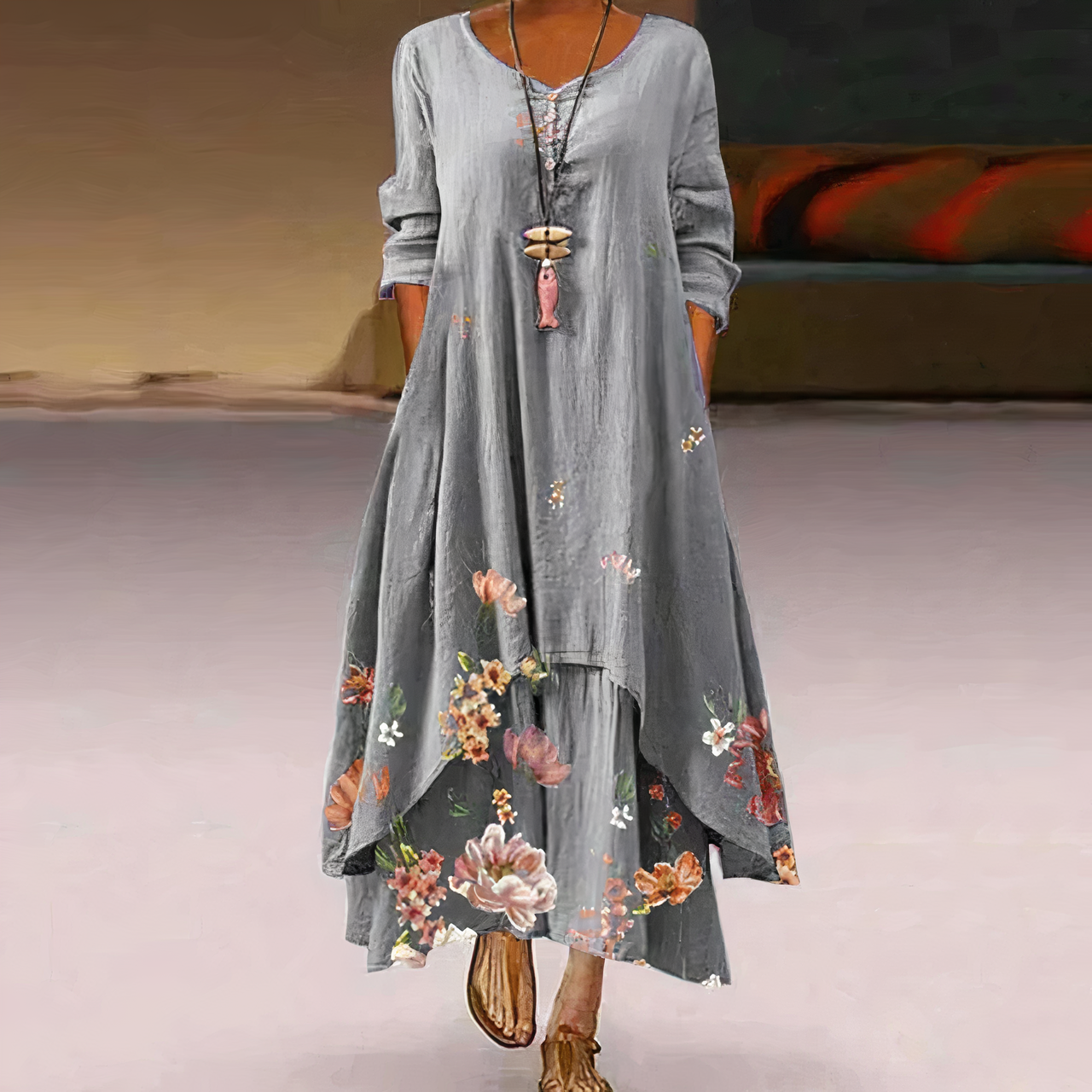 Zwergini-Mode | Elegantes Baumwollkleid Leicht und Stilvoll für Jeden Anlass